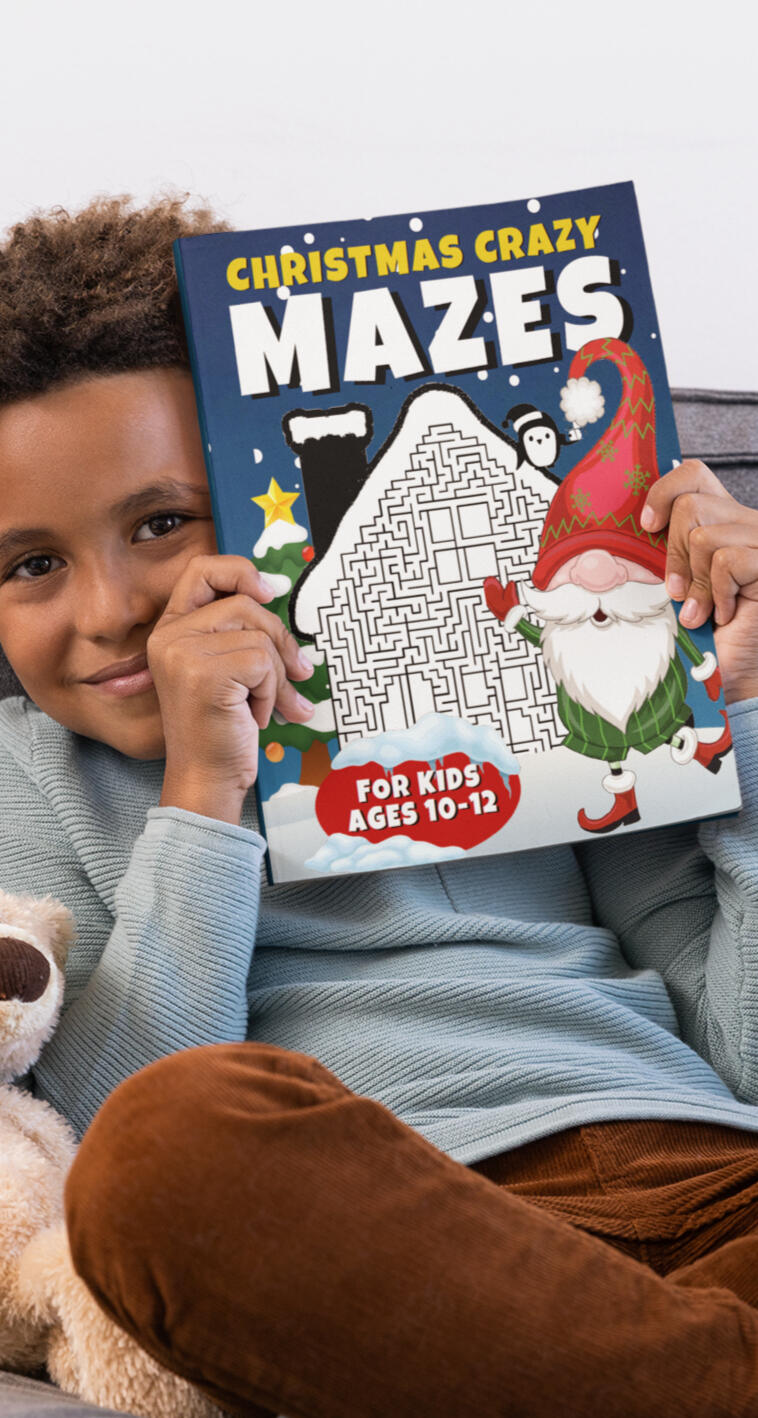 Christmas Crazy Mazes for Kids 10-12 Christmas Crazy Mazes for Kids Cover